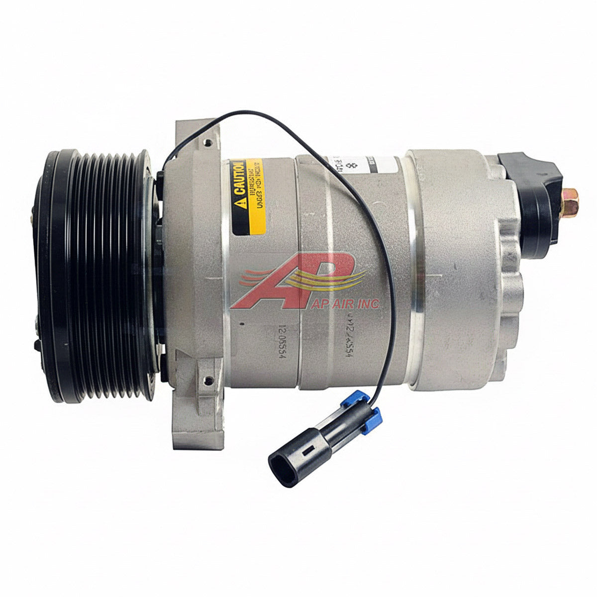 Delphi Air Conditioning Compressor for John Deere ER198334 - HR6, 8 Groove, 12-Volt