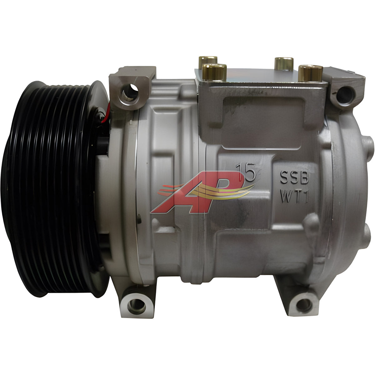 Denso Aftermarket Version 10PA15C Compressor With 5.32" 9 Groove Clutch, 24V for John Deere