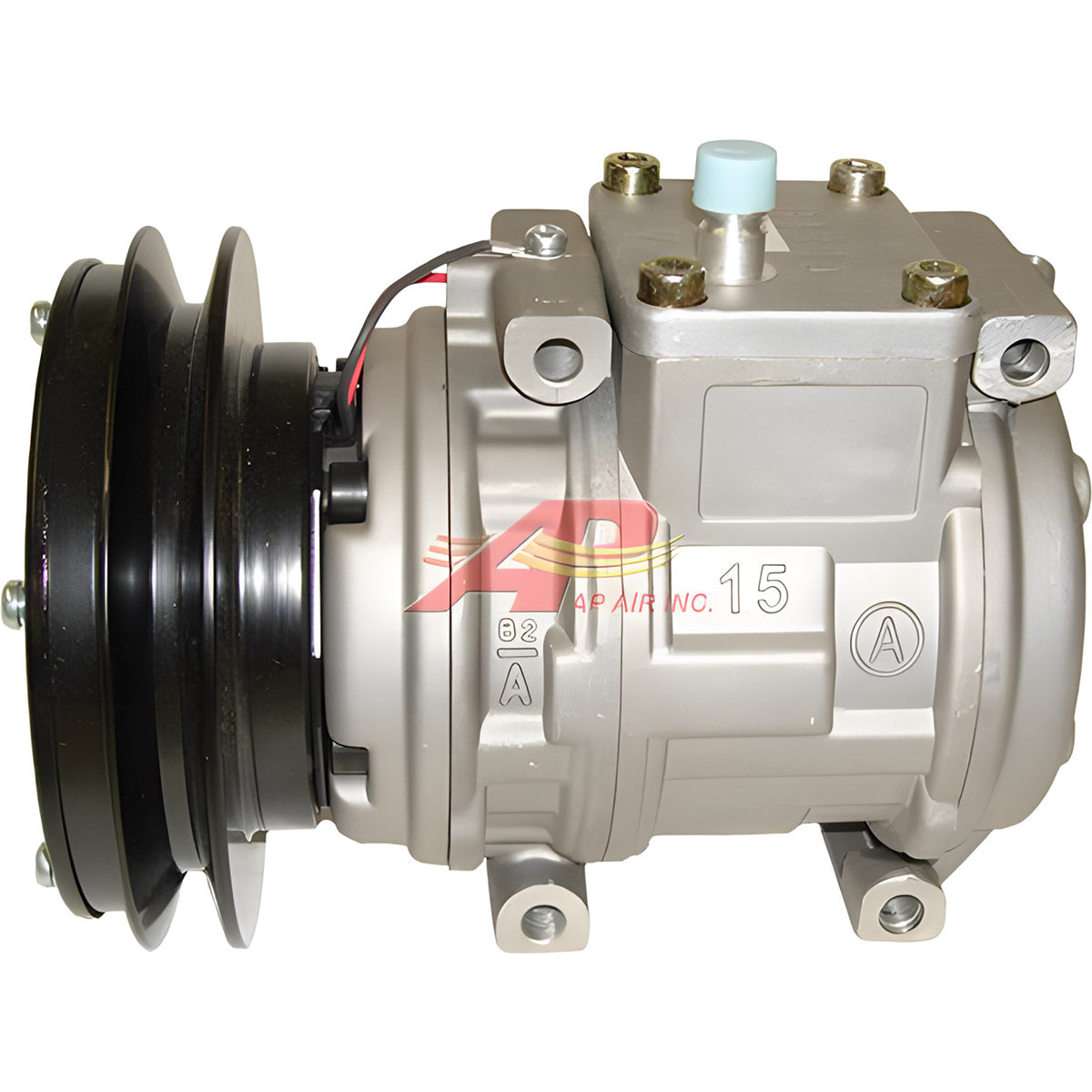 Denso Aftermarket Version 10PA15C Compressor With Single Groove, 24 Volt for Caterpillar