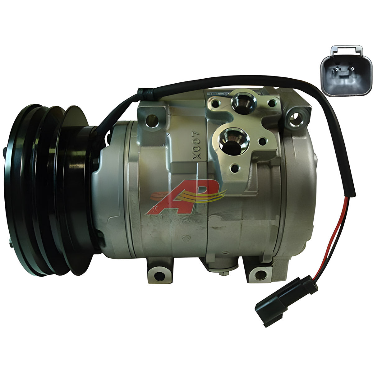 Alternative Denso Compressor 10S17C - 135mm, Single Groove Clutch, 24V for Caterpillar