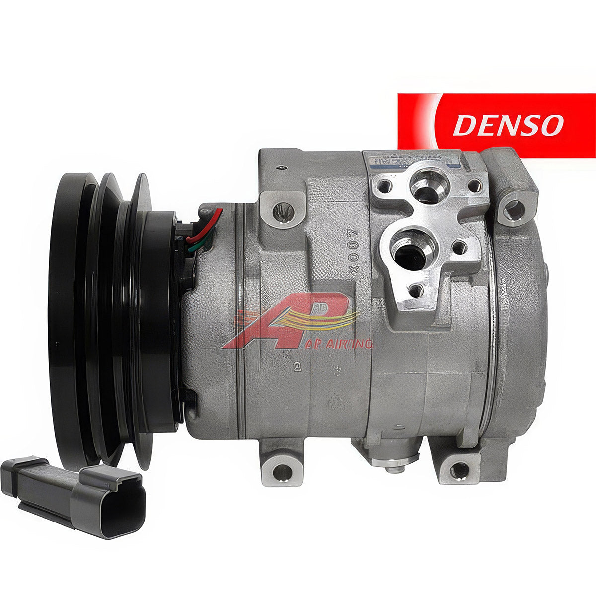 OEM Denso Compressor 10S17C - 135mm, Single Groove Clutch, 24V for Caterpillar
