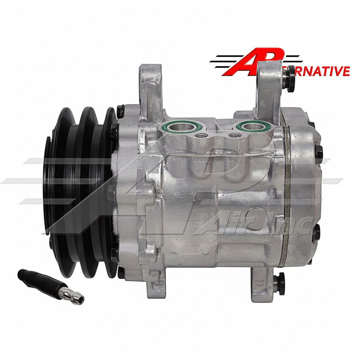 Alternative Sanden Compressor SD7B10 - 115mm, 2 Groove Clutch, 12V for Deutz & Massey Ferguson