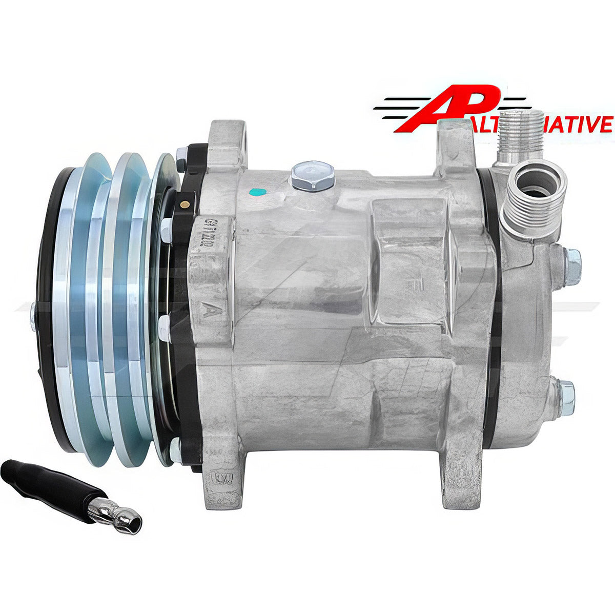 Sanden SD5H14, 5 1/4" 2 Groove Clutch, Vertical 8 And 10 O-Ring for Ag Chem & Ford/New Holland