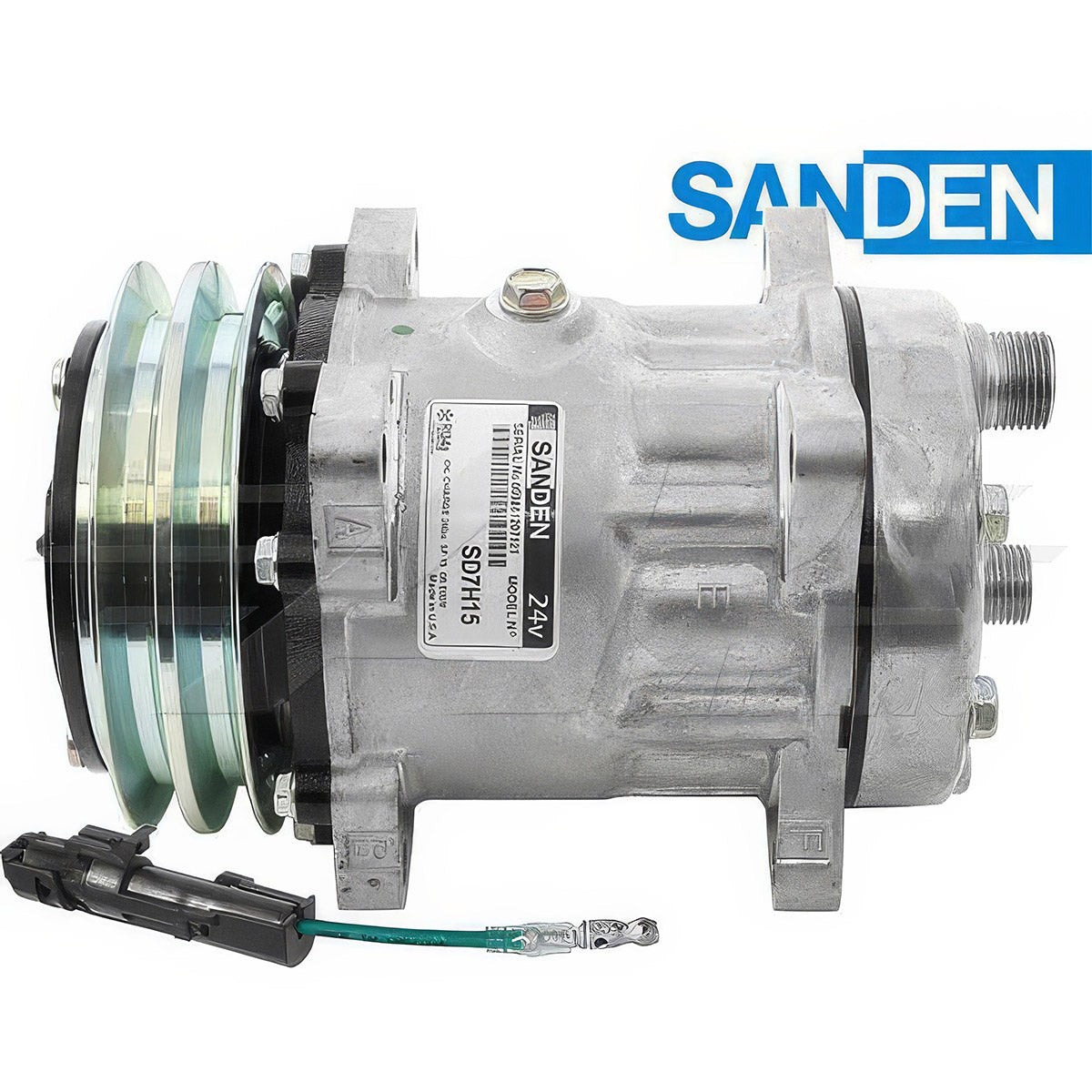 SD7H15, 5 1/4", 2 Groove Clutch, 8 X 10 Horizontal O-Ring, Kc Head, 24 Volt for Kobelco & Komatsu