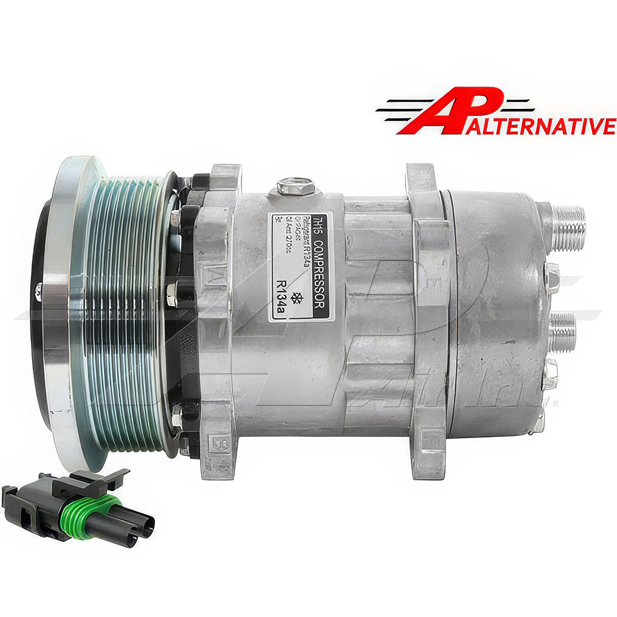 Alternative Compressor SD7H15 - 133mm, 8 Groove Clutch 12V for Ford/New Holland
