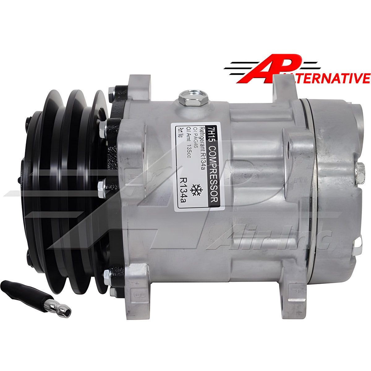 Sanden SD7H15, Flx7, 5" 2 Groove Clutch, Gm Pad Mount for Ford/New Holland & Gehl