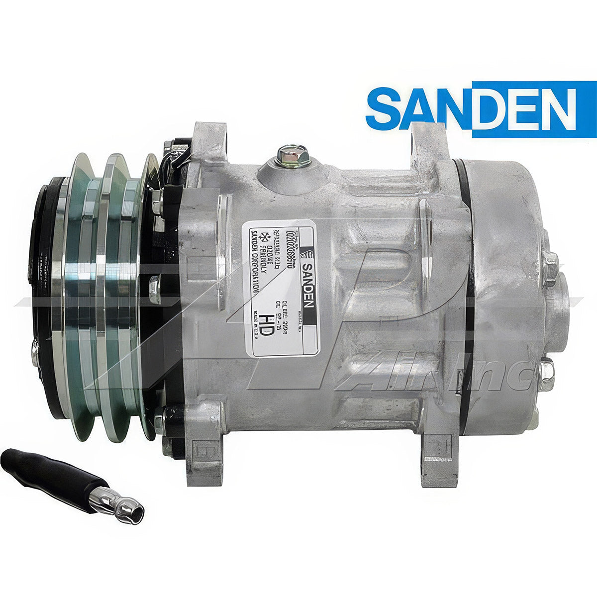 Original Sanden SD7H15, Flx7, 5" 2 Groove Clutch, Gm Pad Mount for Ford/New Holland & Gehl