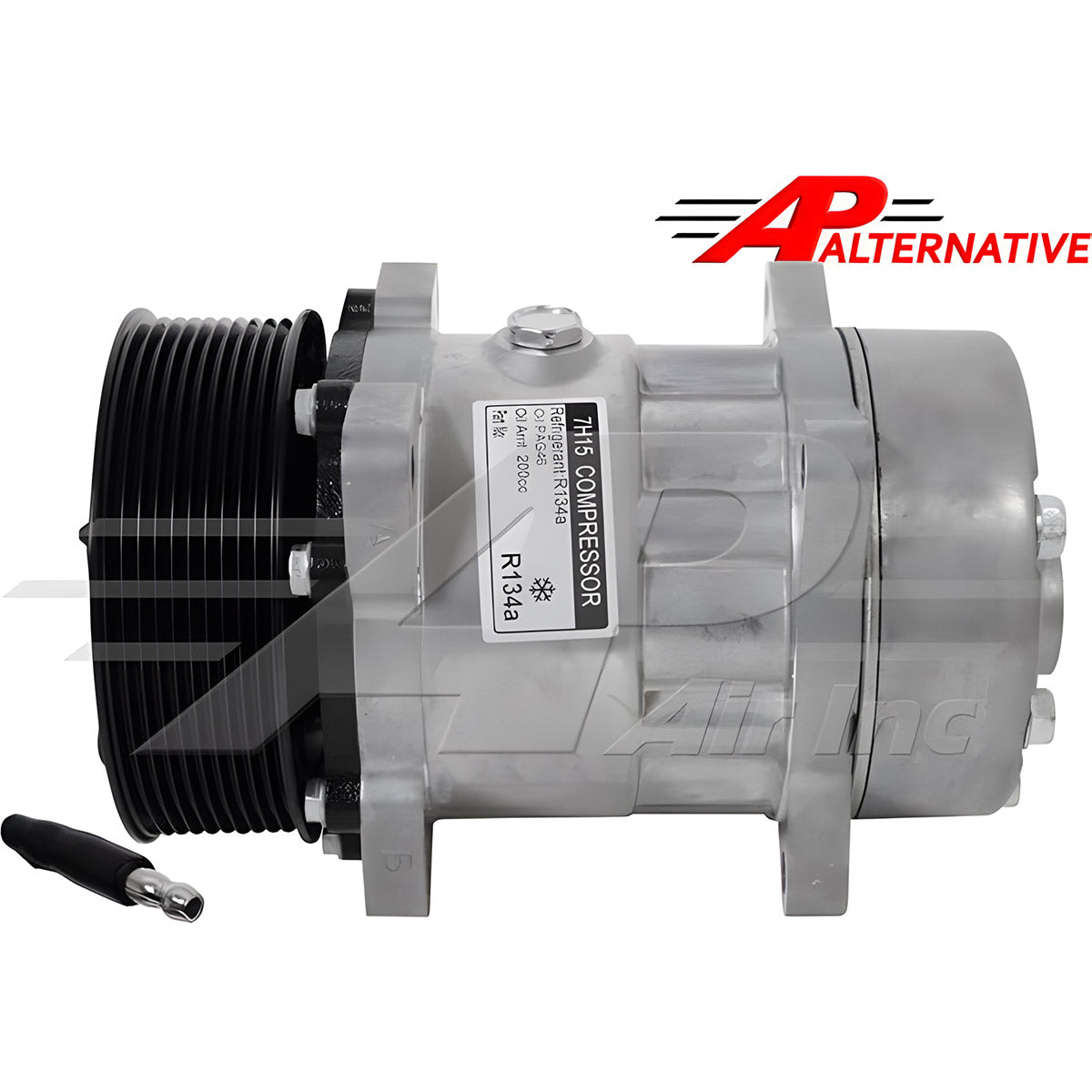 Alternative Compressor SD7H15, Flx7 - 125mm, 10 Groove Clutch, 12V for Ag Chem