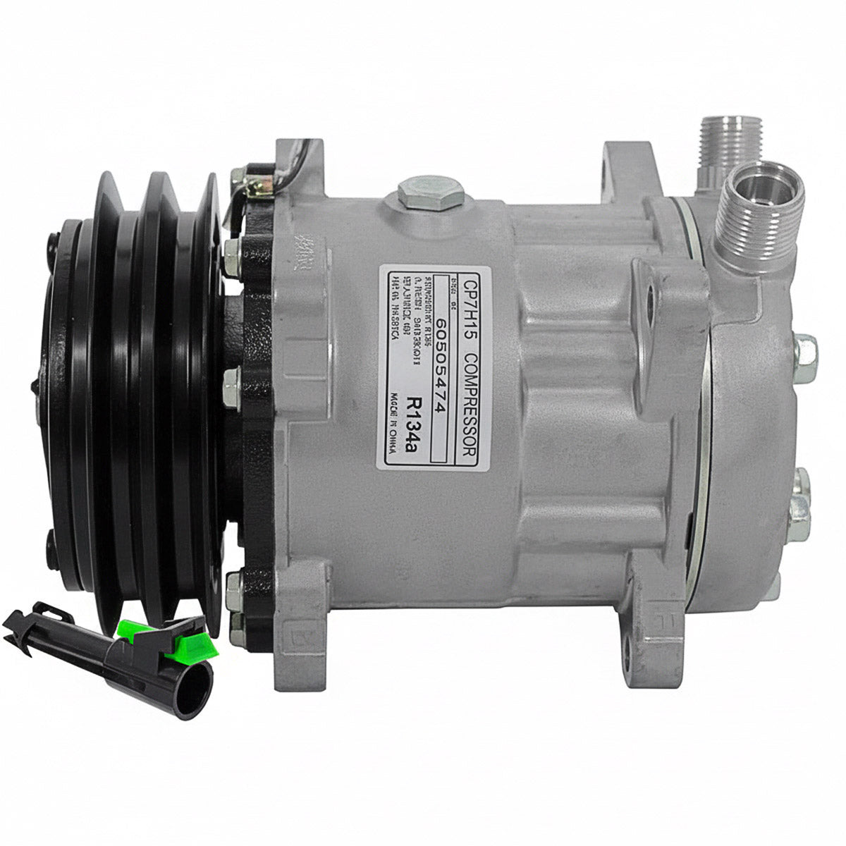 Air Conditioning Compressor for Komatsu 206-979-K330 & Terex 15272892 - Sanden Style