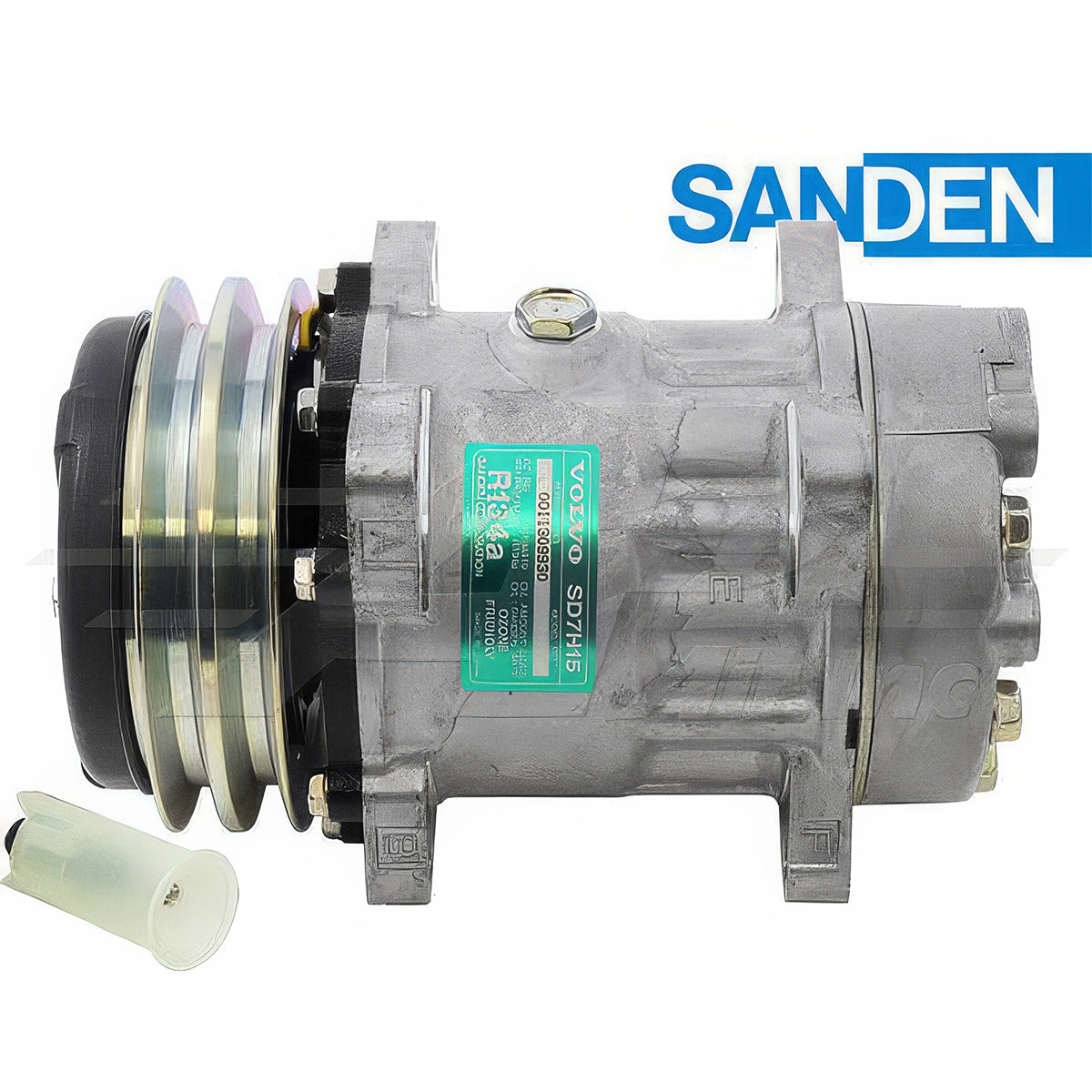 SD7H15, 5 1/4" 2 Groove Clutch, Wv Head, 24 Volt for Volvo