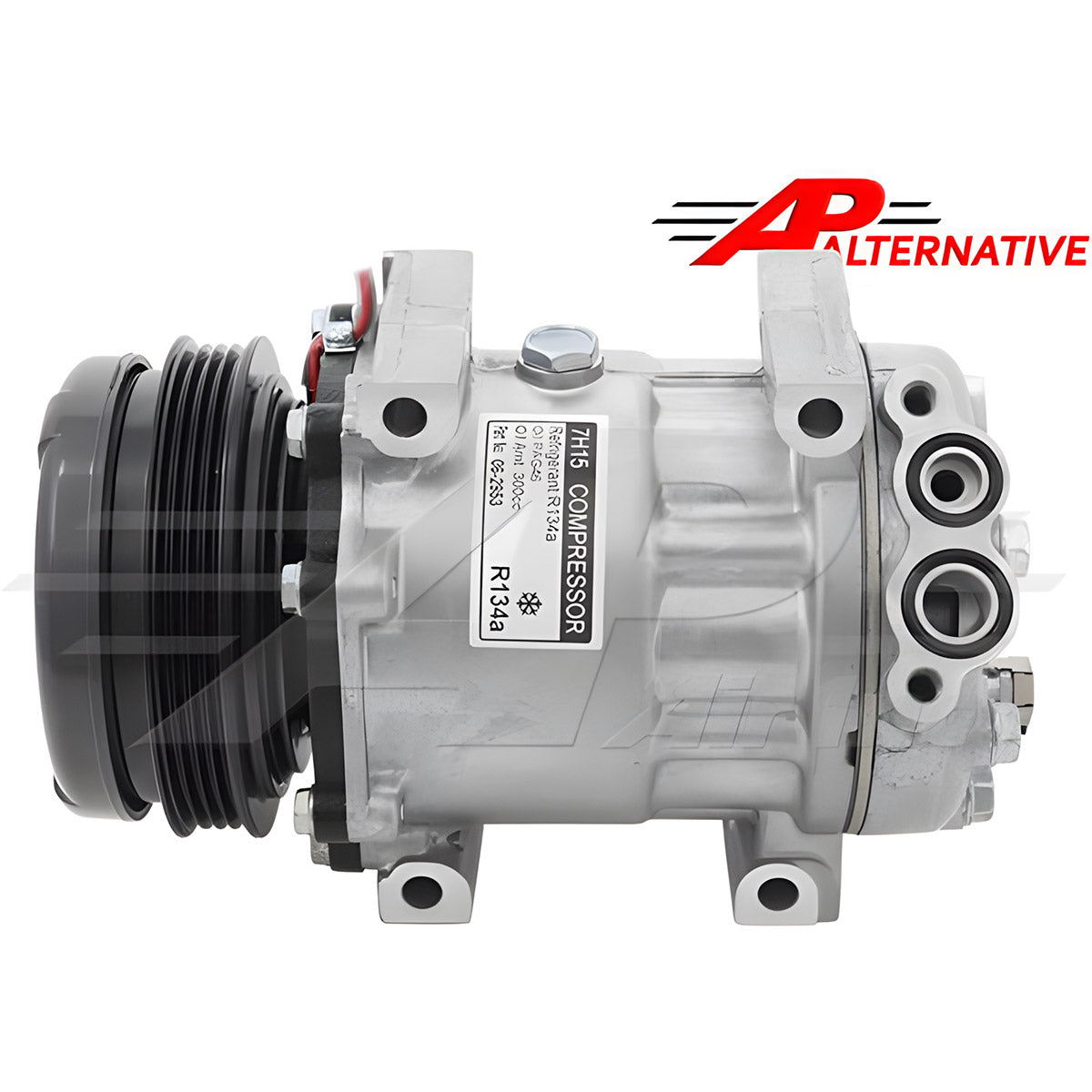 Alternative Compressor SD7H15 - 122mm, 4 Groove Clutch, 12V for Caterpillar