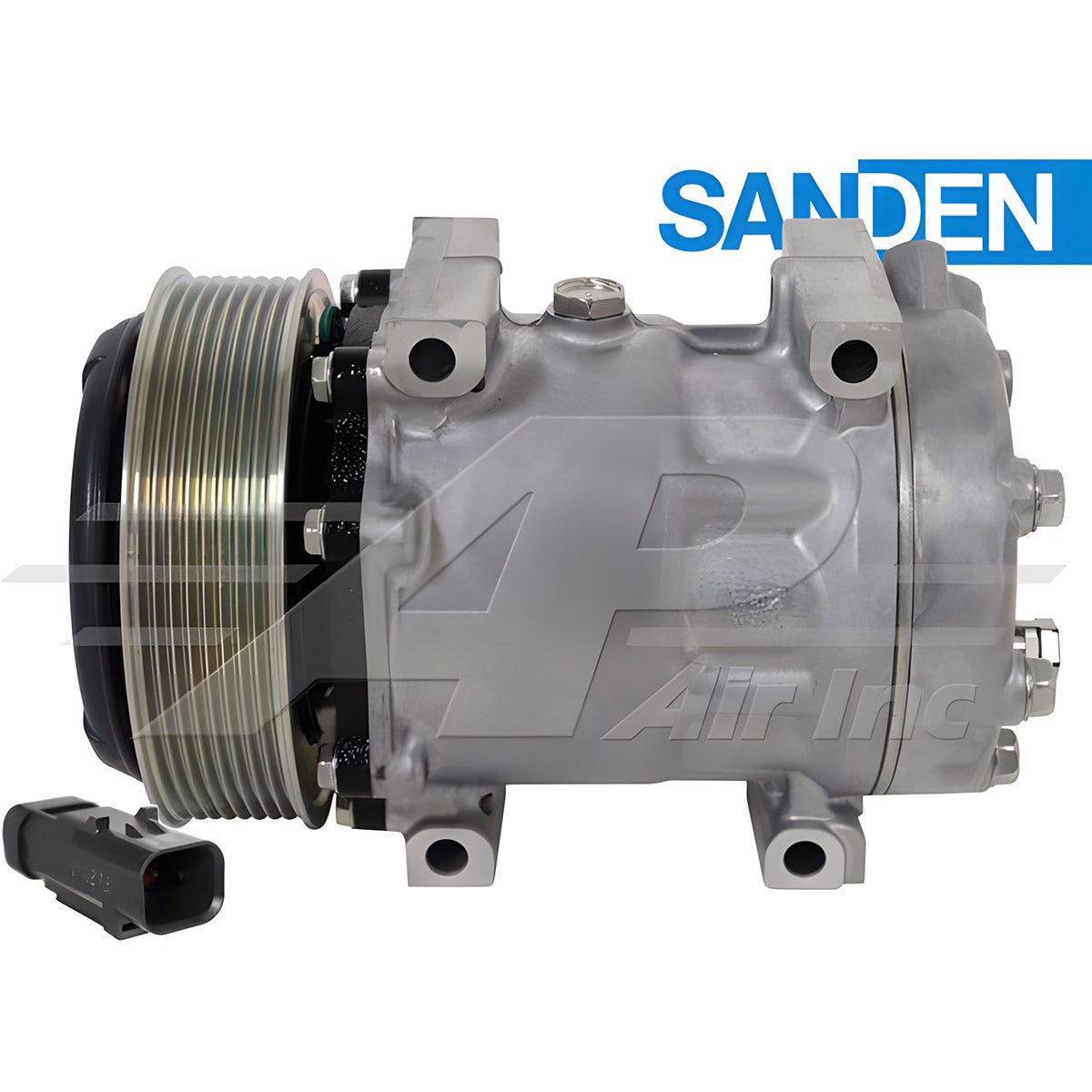 Original Sanden SD7H15 5.25" 8 Groove Clutch, 24V for Caterpillar