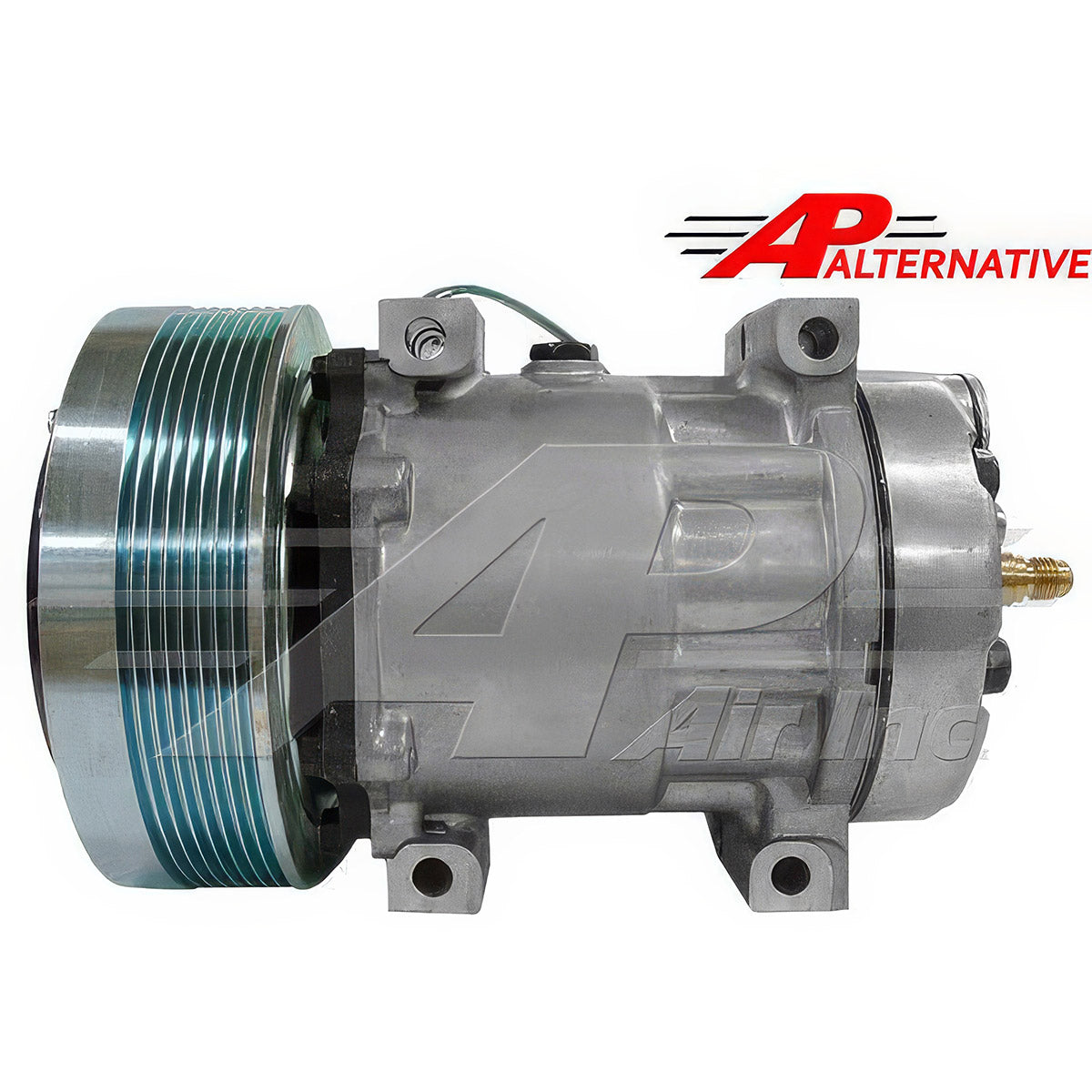 SD7H15, 5.98" 8 Groove Serpentine Clutch, 24 Volt for Caterpillar & Terex