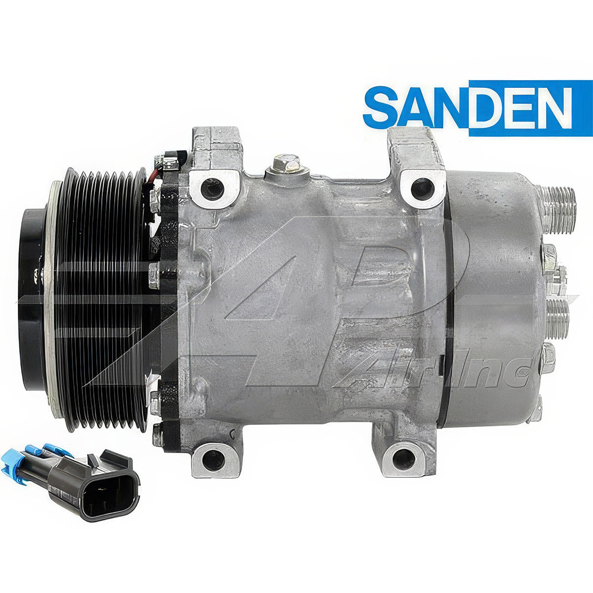 SD7H15, 4.7" 8 Groove Serpentine Clutch, 8 X 10 O-Ring for Terex