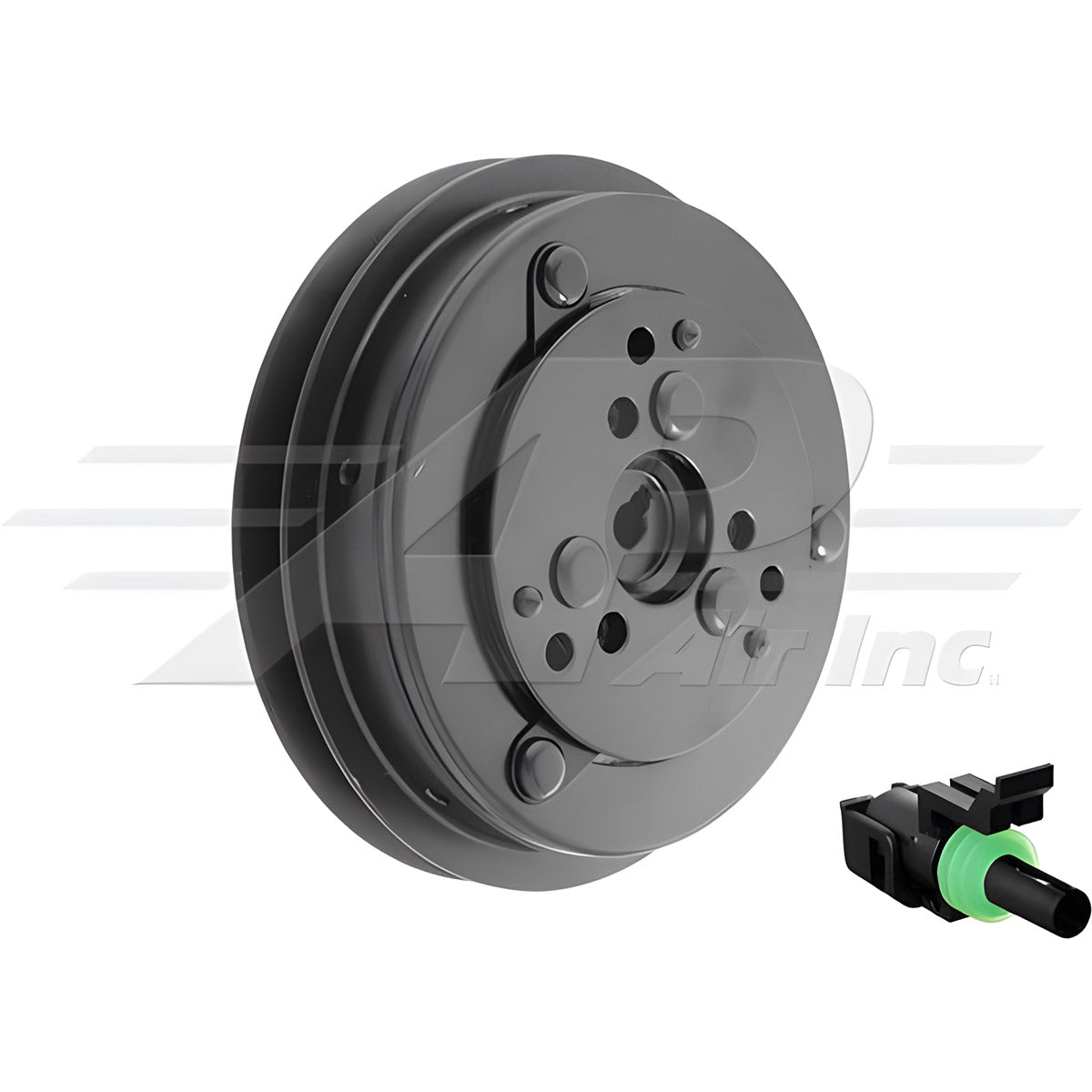 Alternative Denso Clutch - 146mm, 1 Groove, 12V for John Deere & Case IH