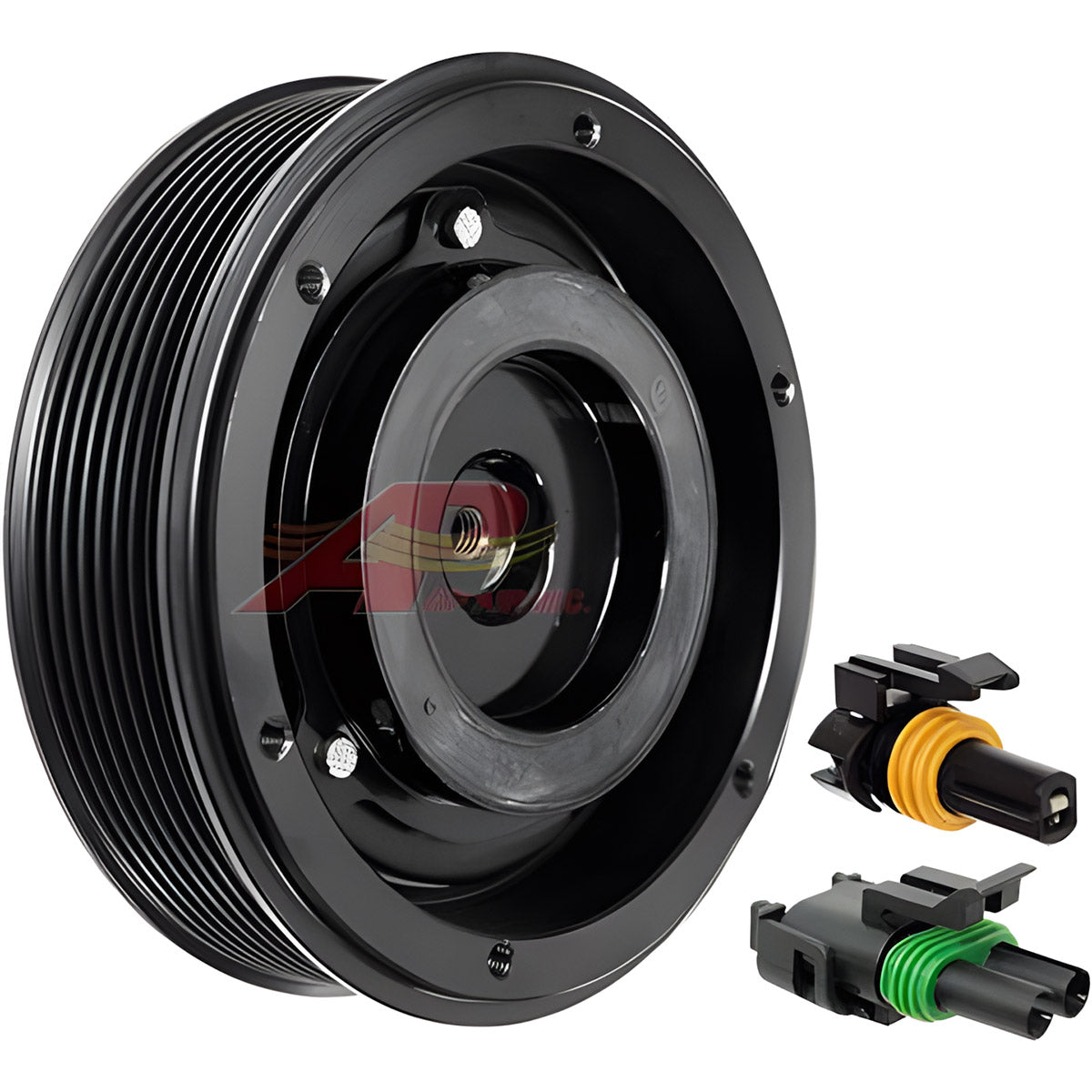 Clutch With Coil - Nippondenso - 24V for John Deere RE52508
