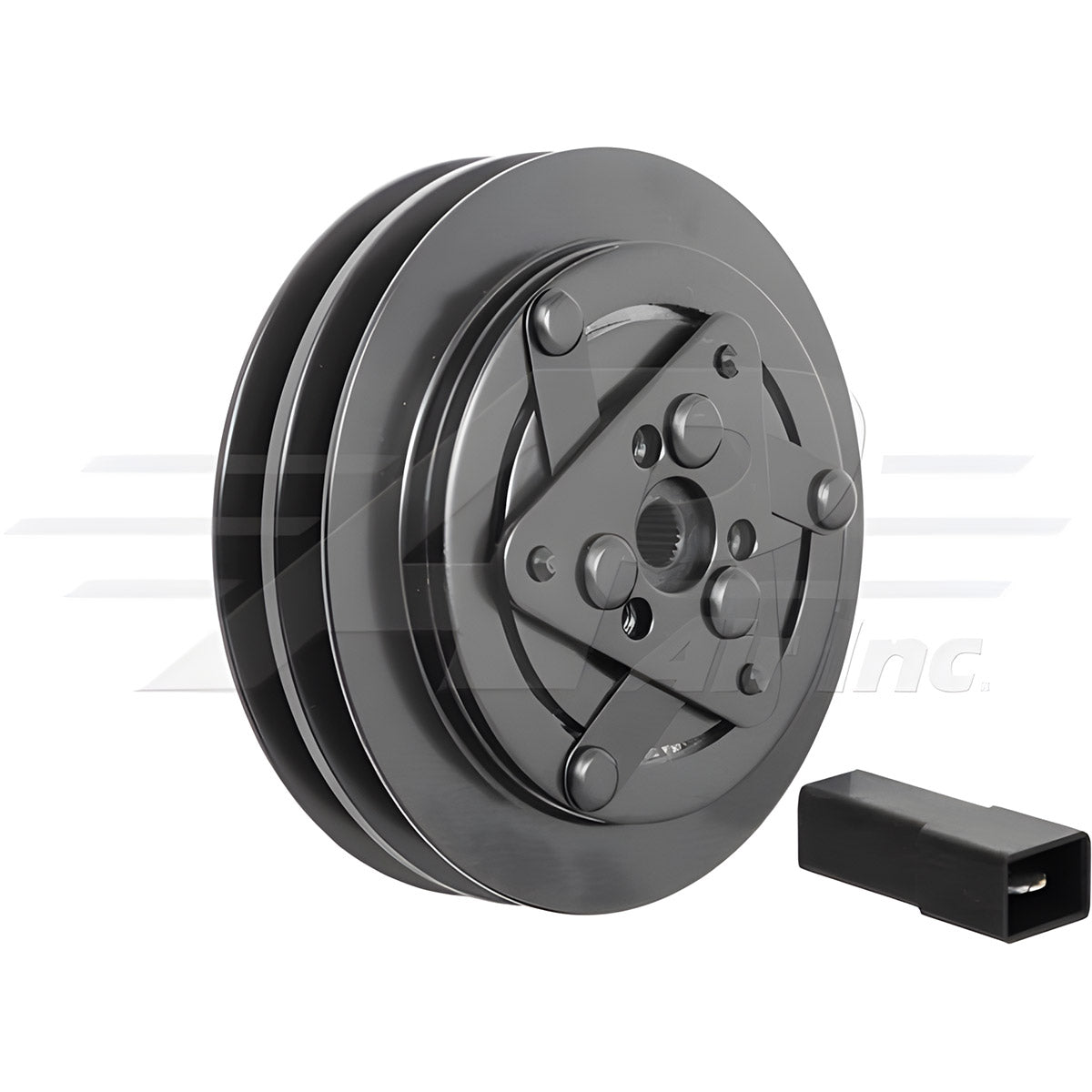 Sanden Clutch - 140mm, 2 Groove, Splined Shaft, 12V for Massey Ferguson & Agco/Allis