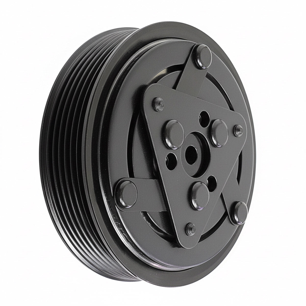 Alternative Sanden Clutch - 120mm, 6 Groove, 12V for Massey Ferguson & Caterpillar