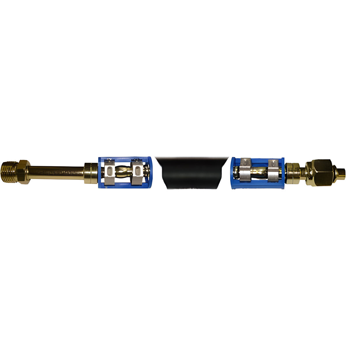 Drier to Cab Hose - Drier End - All Rubber for John Deere RE170614