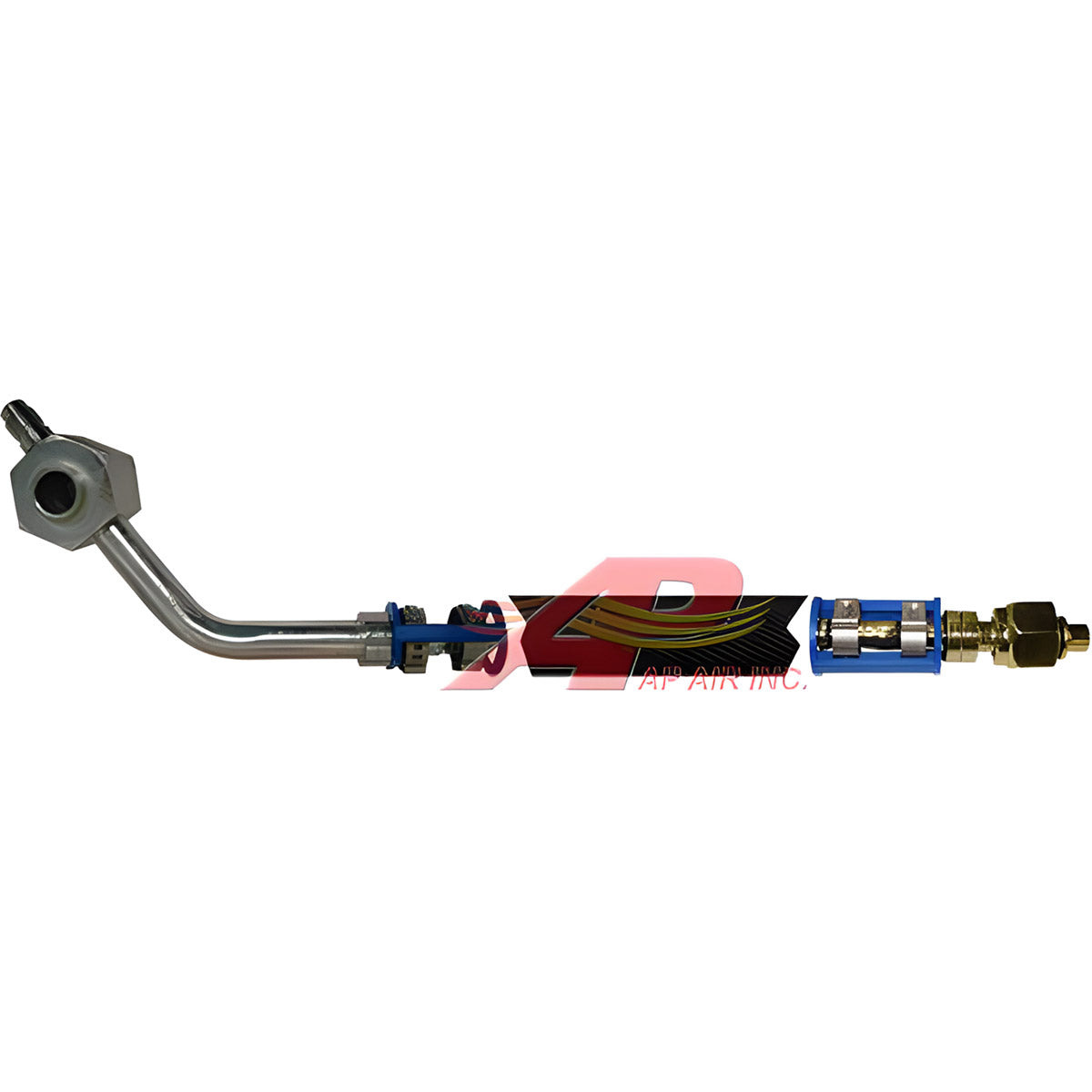 Compressor to Condenser Hose - Pad Style Fitting for John Deere