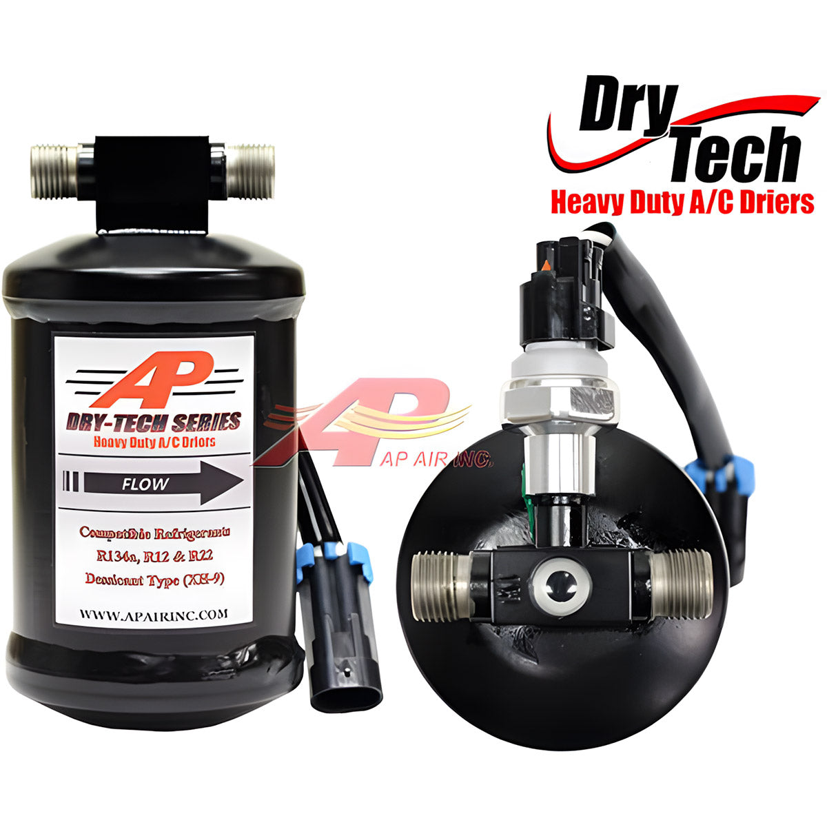 Dry-Tech Receiver Drier with Pressure Switch for Bobcat 7286432