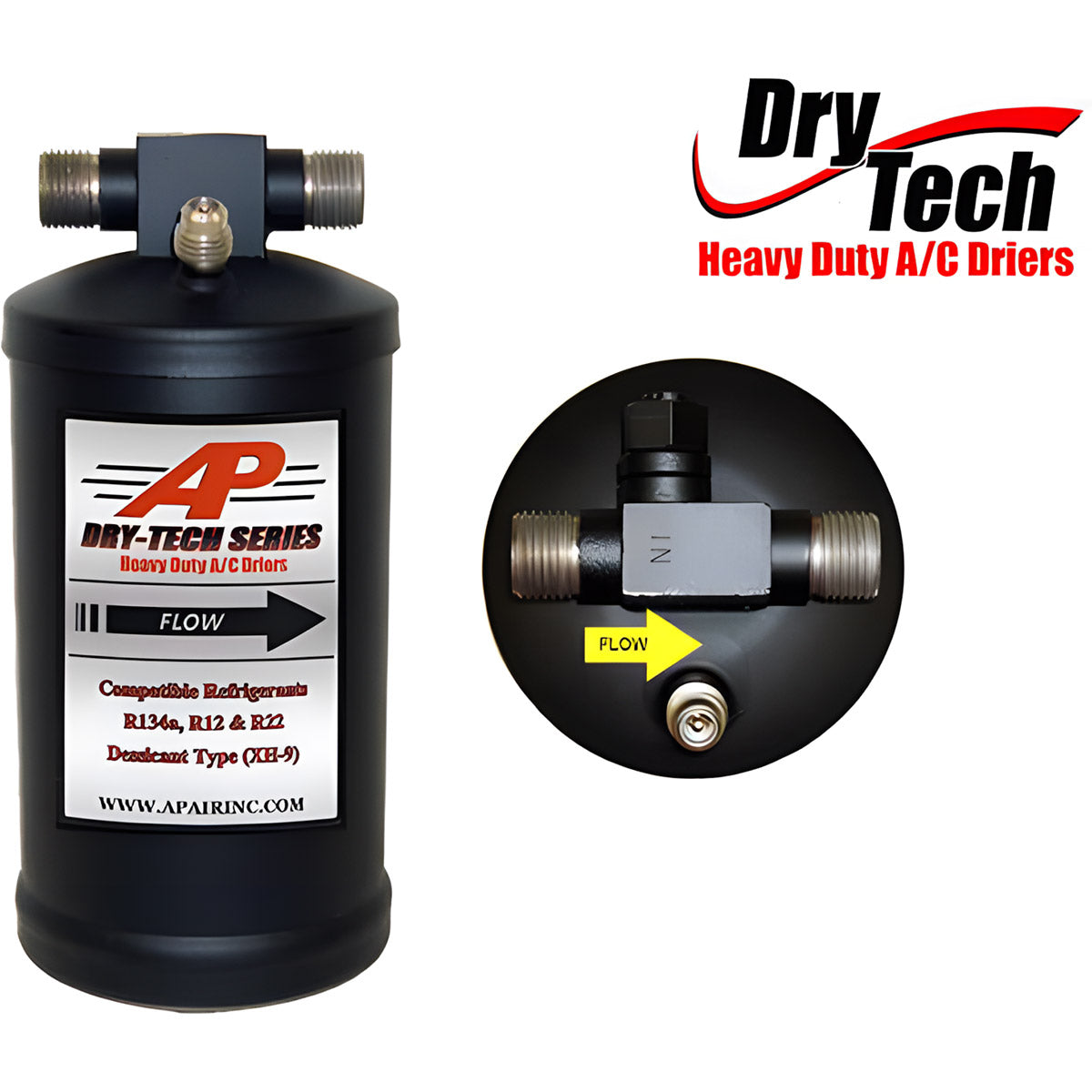 Dry-Tech Receiver Drier for Case IH & John Deere BN67797 - Heavy Duty