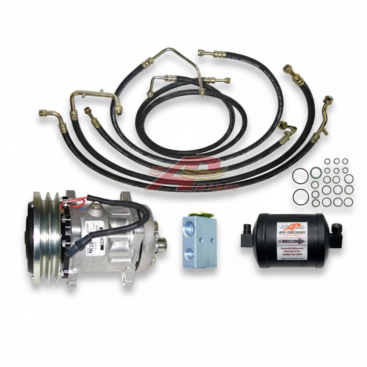 Air Conditioning Kit for Case IH 7110, 7120, 7130, 7140, 7150 - Sanden