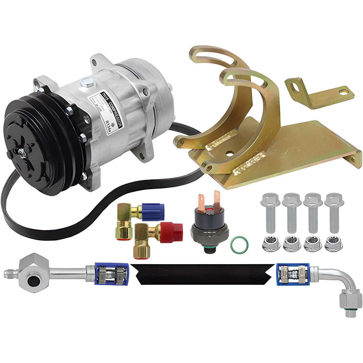 R4 to Alternative Sanden Conversion Kit for Agco/Allis 70273878