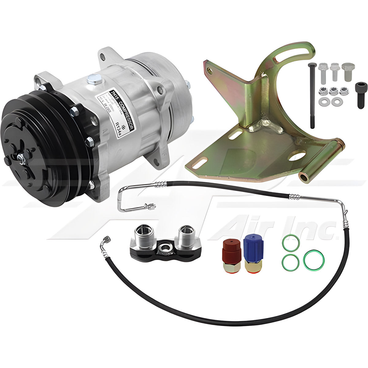 Air Conditioning Kit for Ford - Rotary Tecumseh HR980 to Sanden Style