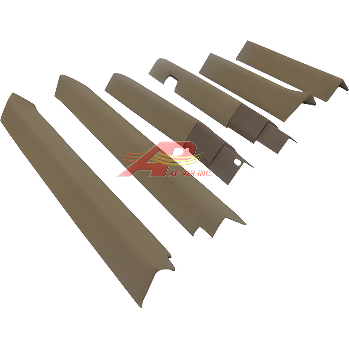 Post Kit, Upholstered & Formed - Sailcloth Tan for John Deere AL78936