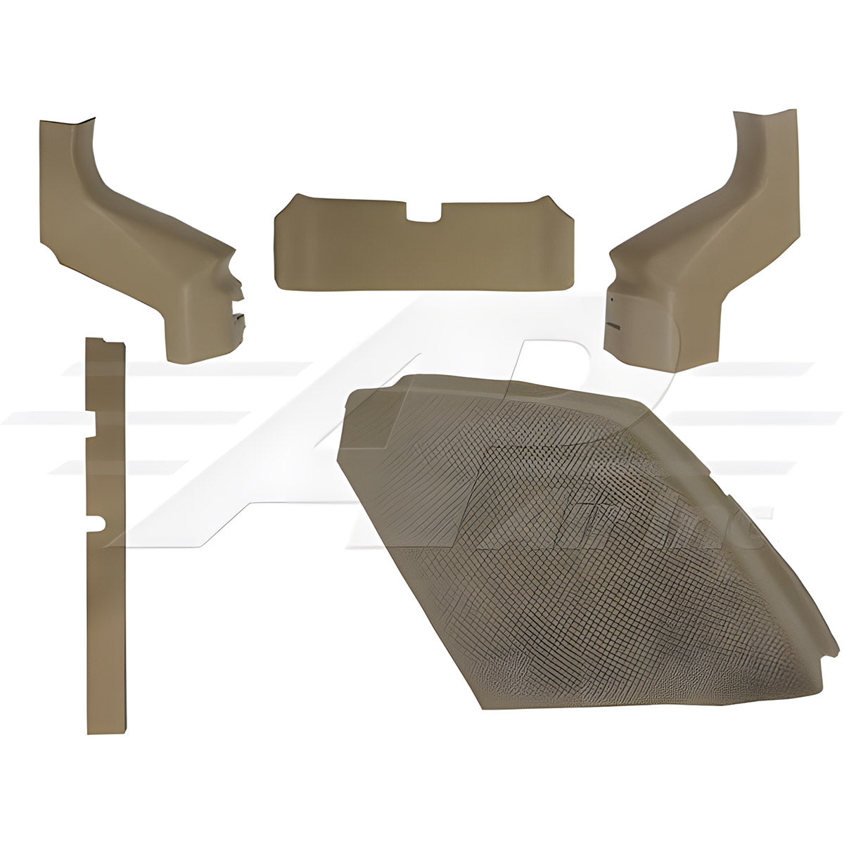 Late Series Lower Cab Kit - Tan for John Deere AL110371