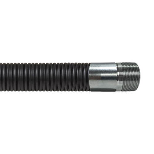 BadgerFlex Vac Truck 4 in. Abrasive Material Handling Hose w/ Male NPT Ends