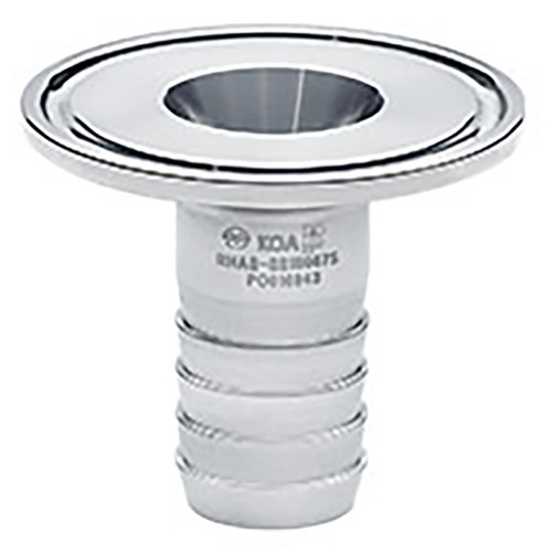 Kuriyama RHASSS400 4 in. Tri-Clamp x 4 in. Short Shank Rubber Hose Coupler
