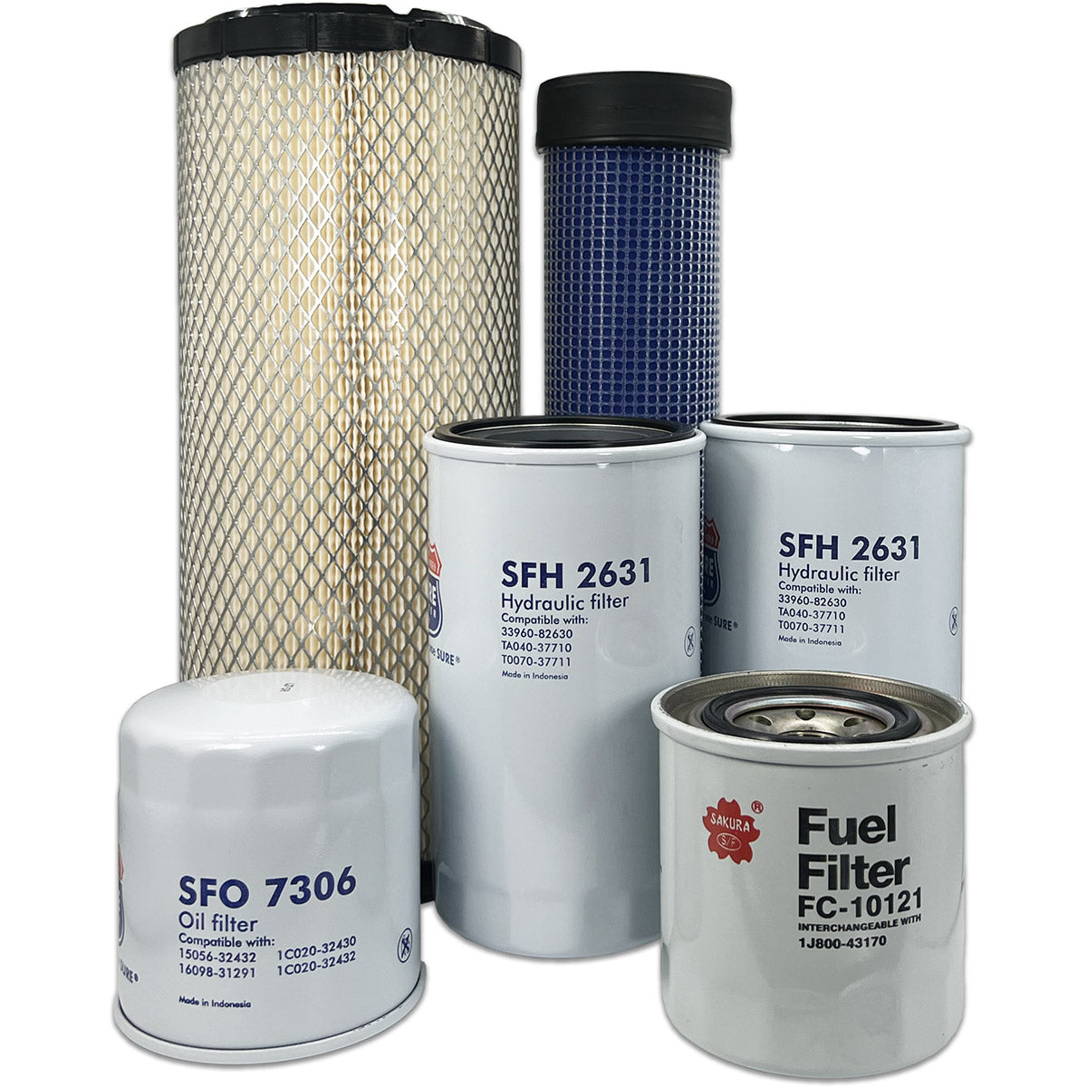 HERO Maintenance Filter Kit for Kubota M7060HD Tractor