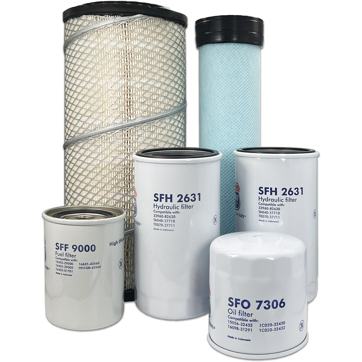 HERO Maintenance Filter Kit for Kubota M9960HFC Tractor