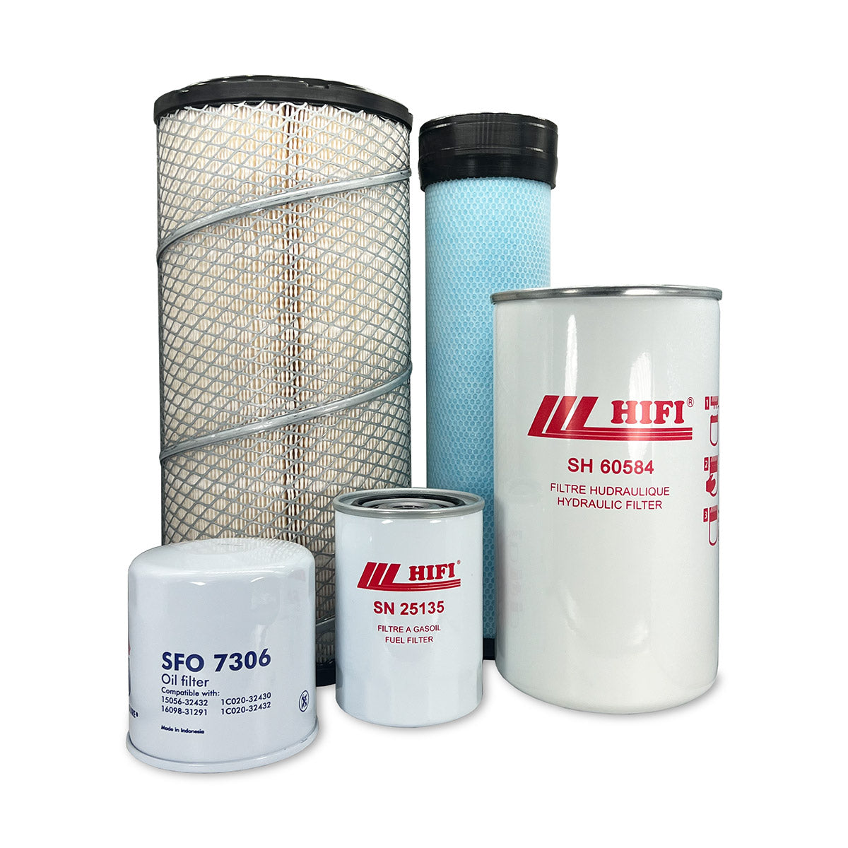 HERO Maintenance Filter Kit for Kubota M6-111DTC-1 Tractor