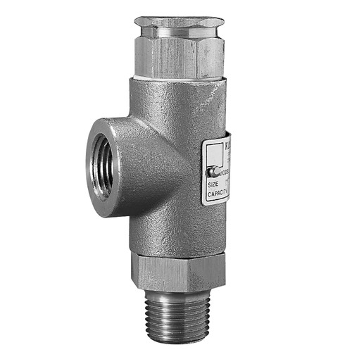 Kunkle SS Pressure Relief Valve 1/2 in. FNPT Inlet x 1/2 in. FNPT Outlet, 150 PSI, 10.2 GPM