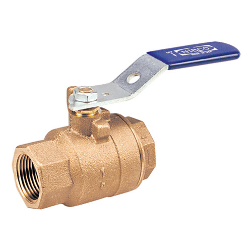 NIBCO Two-Piece 1/4 in. Bronze Ball Valve - Full Port