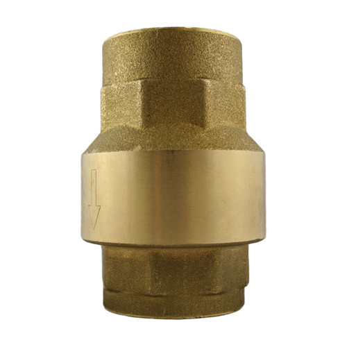 Titan Flow Control CV20BR0050 1/2 in. Threaded Brass Check Valve w/ Nitrile Rubber Seat