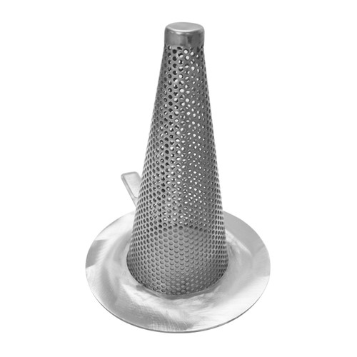 Titan Flow Control PS65CS20800 8 in. Perforated Temporary Conical Strainer w/ Mesh, Carbon Steel - 600#