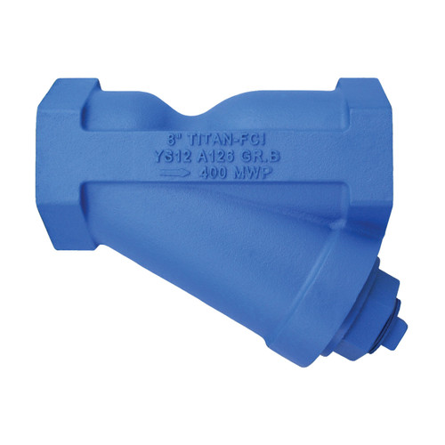Titan Flow Control YS12I0100 1 in. Y-Strainer, Threaded, Cast Iron - ASME Class 250