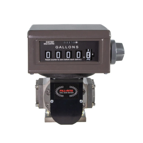 Fill-Rite TS20AV04ATCBMXAXXN 2 in. NPT Oval Gear Meter w/ Mechanical Register - 150 GPM