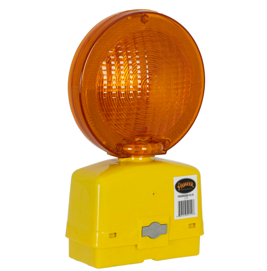 LED Barricade Light - 6 V Batteries - V6020260-o/s