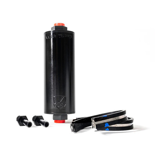 Shop 48 Vapor Trapper™ VT6BLK-1/4-B 1/4 in. x 6 in. Black Universal Charcoal Canister Fuel Tank Vent Line Vapor Filter (Basic Package)
