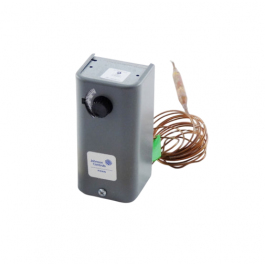 Johnson Controls A19ABC-40 SPDT Remote Bulb Temperature Control Thermostat 30°F-110°F 6" Cap