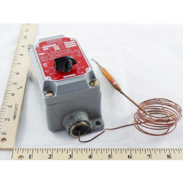 Johnson Controls A19AUC-1 SPDT Differential Temperature Control -3°F-50°F 6' Capillary