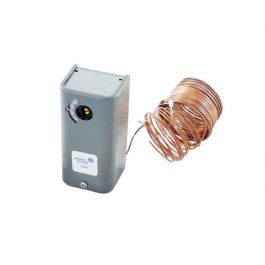 Johnson Controls A28AA-28 2-Stage Temperature Control 30° To 110°F 6" Capillary 12" Adjustable Averaging Bulb