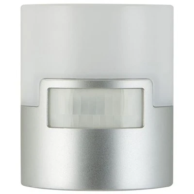 LED Coverlite Night Light, Motion Activated, Silver/Chrome