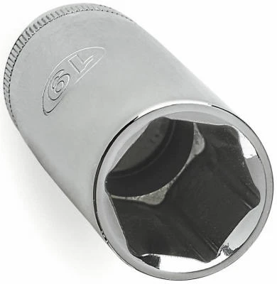 Metric Deep Socket, 6-Point, 1/2 In. Drive, 13mm