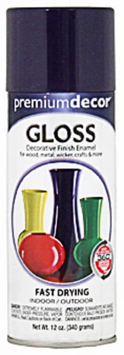 Premium Decor Spray Paint, Plum Purple Gloss, 12 oz.